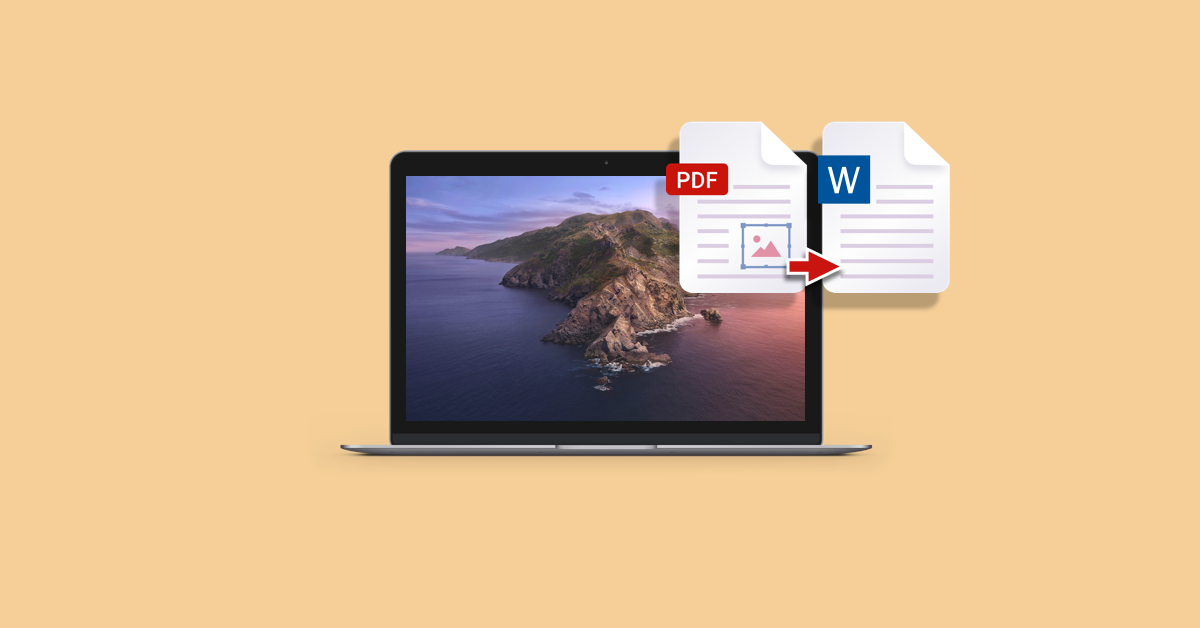 convert a pdf to word on a mac for free